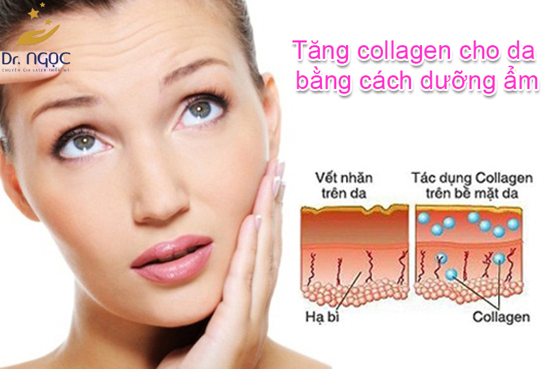 Tăng collagen bằng cách dưỡng ẩm cho da
