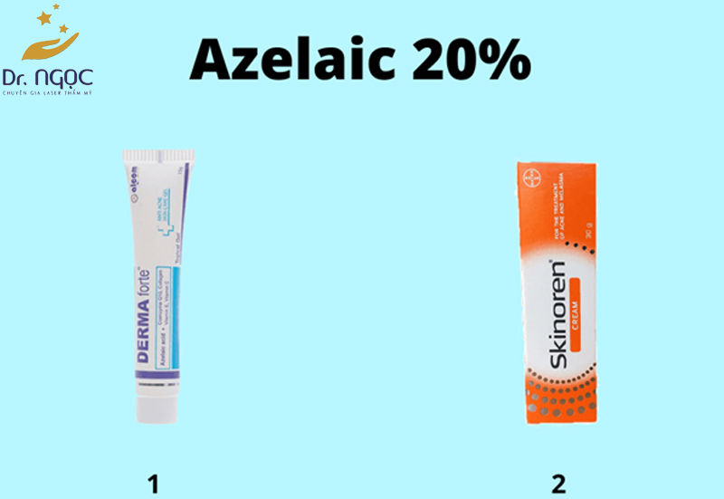 Sử dụng sản phẩm trị nám có nồng độ azelaic acid nồng độ 20%