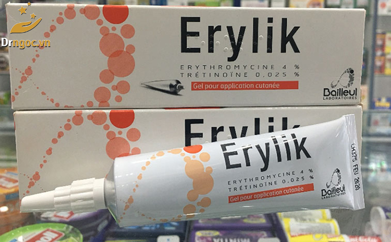 Đối với loại thuốc Erylik thuộc vào một trong 3 loại kem trị mụn